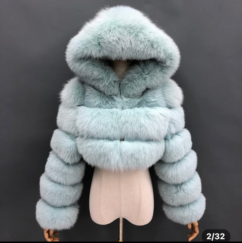 Real fluffy coats