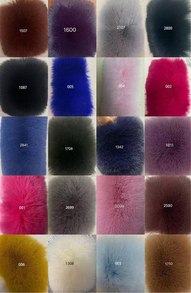 Real fluffy sleeves coat